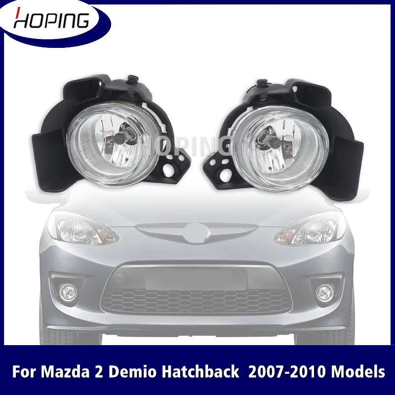 

Hoping Front Bumper Fog Lights Driving Lamp For Mazda 2 Demio Hatchback 2007 2008 2009 2010 Car Lights Foglight Foglamp