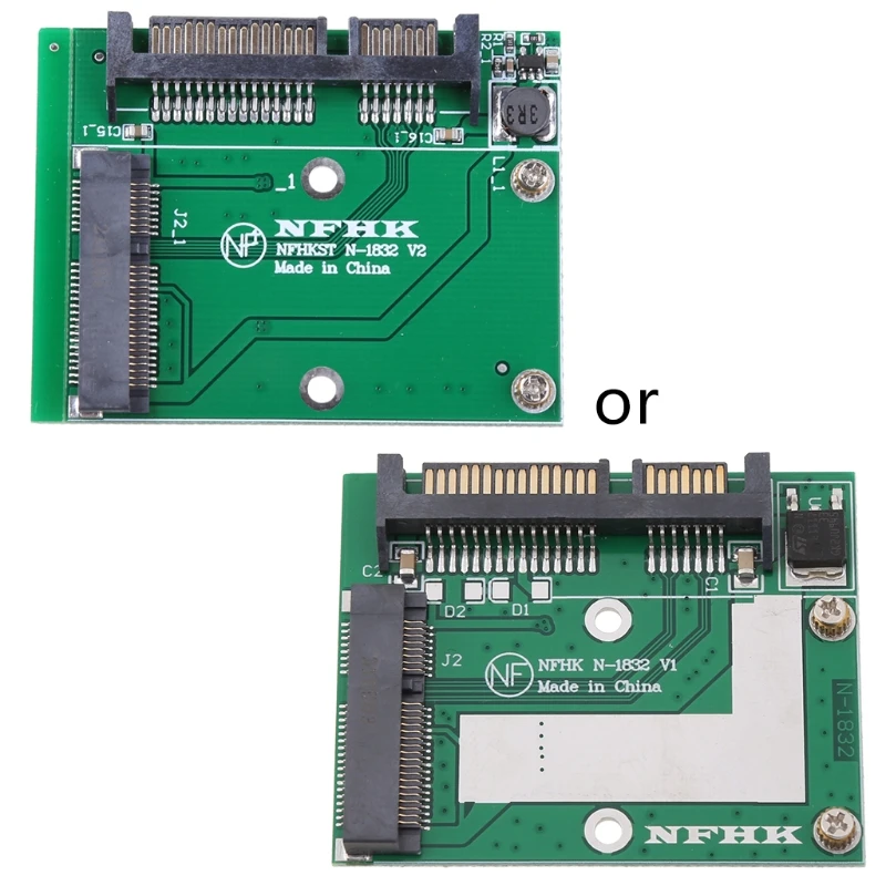 Mini PCI-E mSATA SSD To 2.5" 6.0 GPS Adapter Converter Card Module Board Dropship
