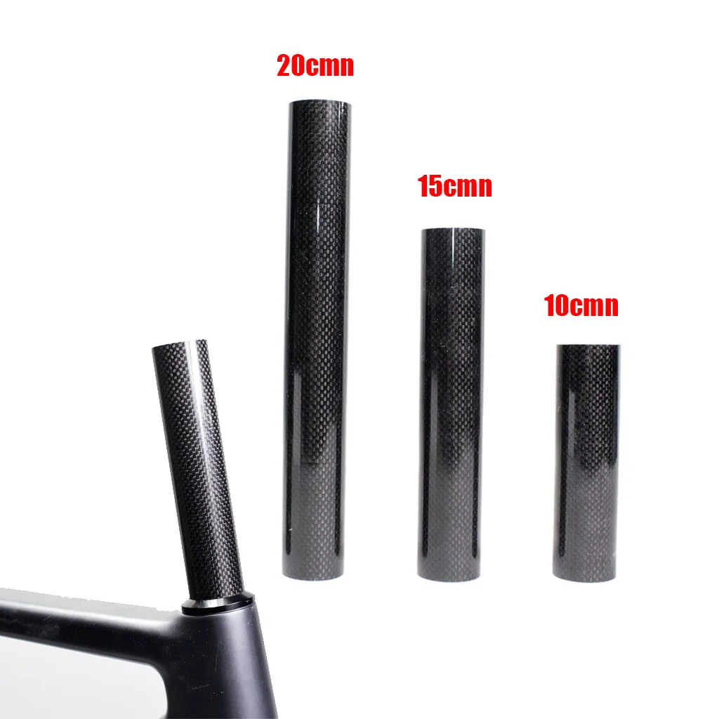 

Bike Bicycle 1 1/8inch 28.6mm Carbon Fiber Headset 10/15/ 20cm Washer Spacer Bike Fork Spacer Cycling Bicycle Accessories