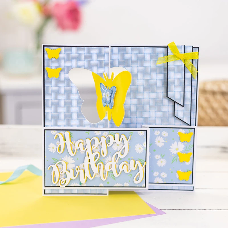 elska bogini wykrojniki do metalu motyl huśtawka karta Diy Scrapbooking Album fotograficzny dekoracyjne tłoczenie kartki papierowe rzemiosło