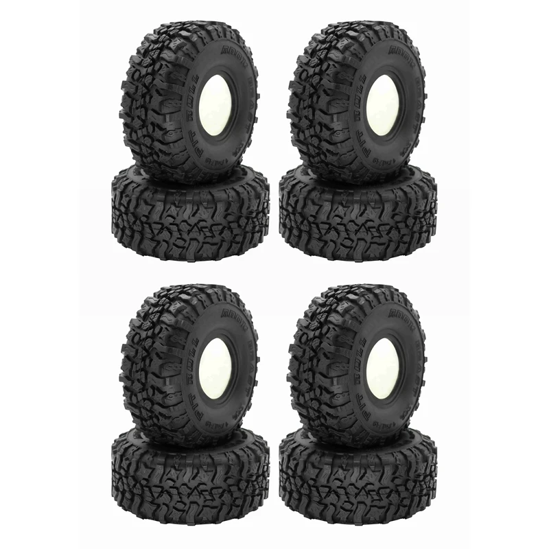 

8PCS 120MM 1.9Inch Rubber Tyres Wheel Tires For 1/10 RC Rock Crawler Axial SCX10 90046 AXI03007 Traxxas TRX4 TF2 D90