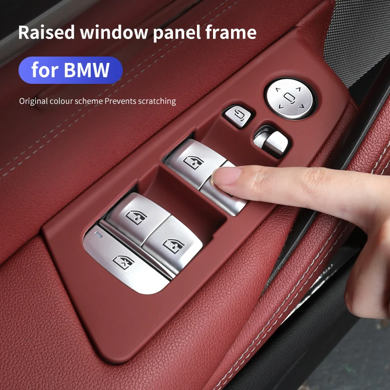 

Car Door Panel Window Switch Control Panel Auto Interior Door Handle Button Cover Trim Accessories For BMW G30 G38 X1 X3 X4 LHD