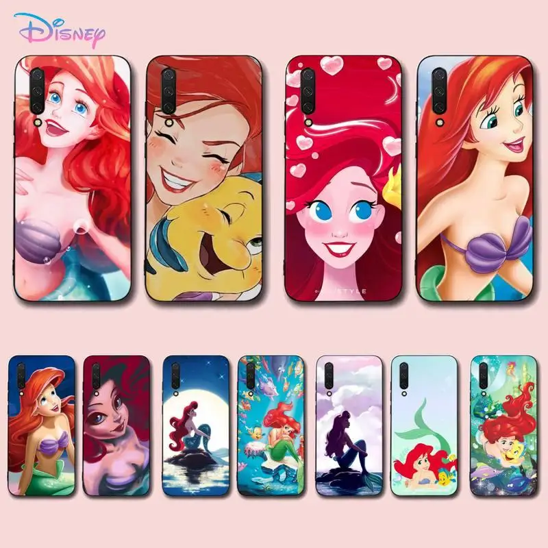 

Disney Ariel little mermaid Princess Phone Case for Xiaomi mi 5 6 8 9 10 lite pro SE Mix 2s 3 F1 Max2 3