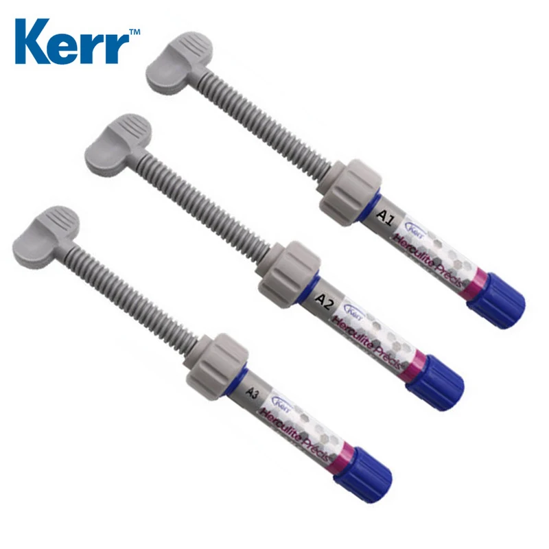 

4 г/шприц Kerr Herculite Precis универсальная светоотверждаемая композитная Смола дентин/эмалированный Тень для передних и задних зубов
