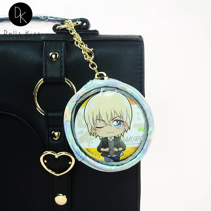 

Pin Case Protective for Anime Ita Bag Accessories Girl Anime DIY Pins Display Decoration Multiple PVC Case Keychains