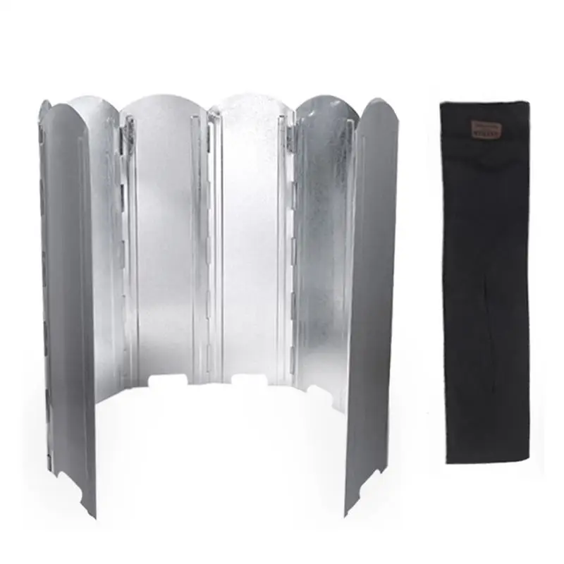 

Windproof Camping Stove Board Iron Windscreen Foldable Gas Cookers Wind Deflectors Cooker Gas Stove Wind Shield Equipment