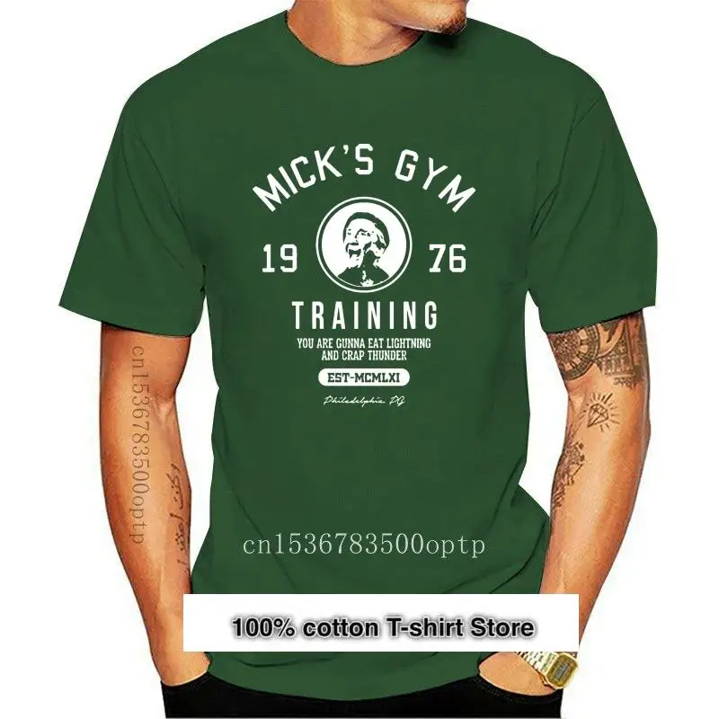 

Micks-Camiseta de entrтогда gimnasio, negra, Film, Rocky, Balboa