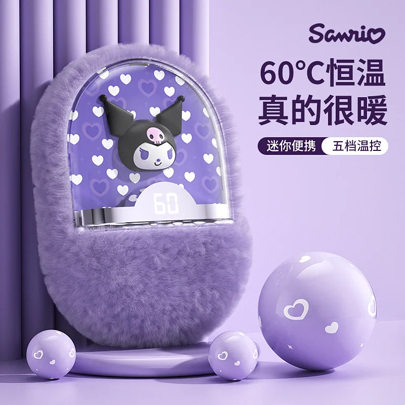 Новый Sanrio Kuromi Melody Мини Плюшевый Теплый Ручной Зарядка 2-в-1 Электрический