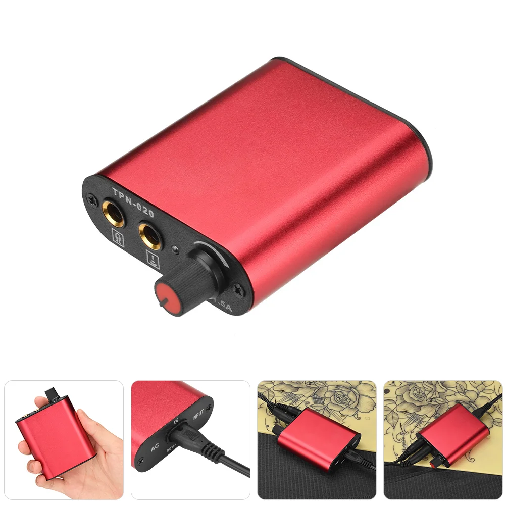 

Tattoo Supplies Voltage Regulator Tattoos Machine Stainless Steel Reusable Power Tattooing Equipment