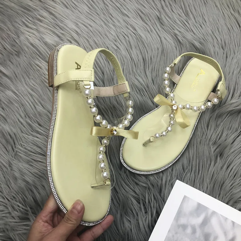 

Comfort Shoes for Women Outside Sandals Summer Heels Shallow Mouth Suit Female Beige Anti-Skid Flip Flops Platform Spring Girls