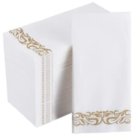 1510 pcs disposable guest towels soft and absorbent linen feel paper hand towels durable decorative bathroom hand for kitchen