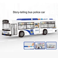 toy vehicles creative plastic coasting bus police car toy for kids bus car bus police car