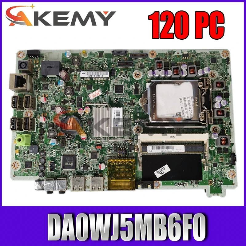 

Оригинальная материнская плата для HP Omni 120 PC 646908-003 665465-001 DA0WJ5MB6F0 100% протестирована Быстрая доставка