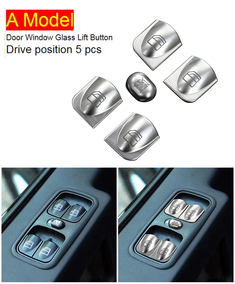 

Для Mercedes Benz G Class W463 2004-2011 Автомобильные двери, окна, стекло, кнопка подъема, переключатель, крышка, наклейка, отделка, авто аксессуары для интерьера