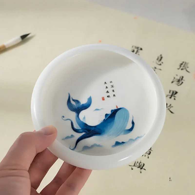 Тарелка для чернил керамический поднос каллиграфии китайской