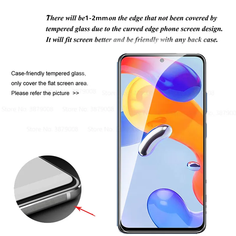 2 шт. защитный стеклянный чехол для xiaomi redmi note 11 pro 5G note11pro 4G note11s note11 s Закаленное