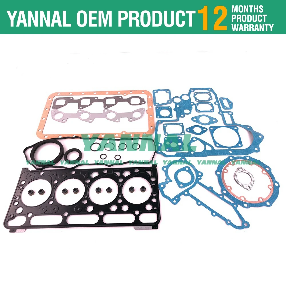 Для Kubota V2003 V2003E V2003T комплект прокладок для капитального ремонта верхний нижний