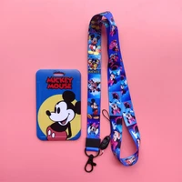 disney mickey minnie nurse fashion abs push plastic id card holder and name badge holderpersonalized id card holder set