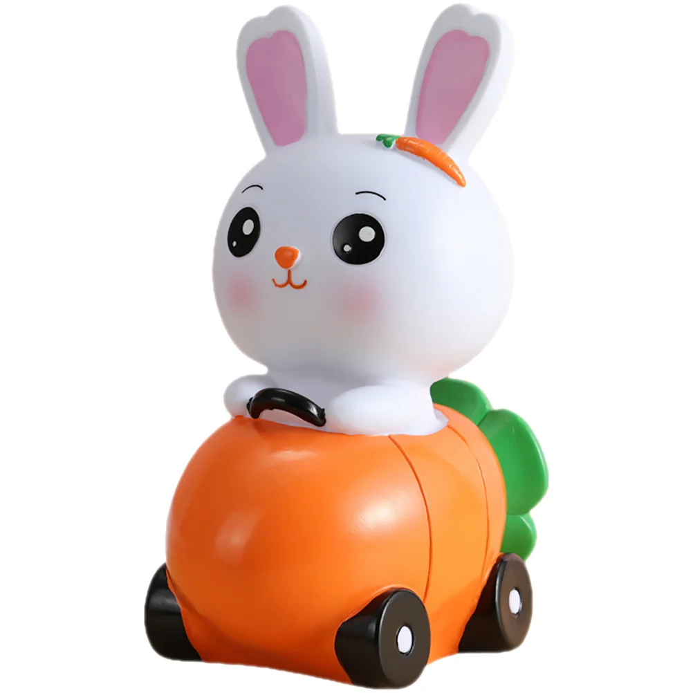 

Bank Rabbit Bunny Piggy Moneysaving Easter Zodiac Jar Statue Animal Figurine Figurines Desktop Chinese Decor Year Pot Kids New