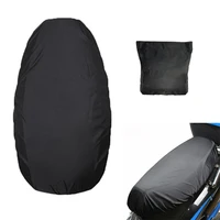 high quality and durable motorcycle rain seat cover universal flexible waterproof saddle cover black new