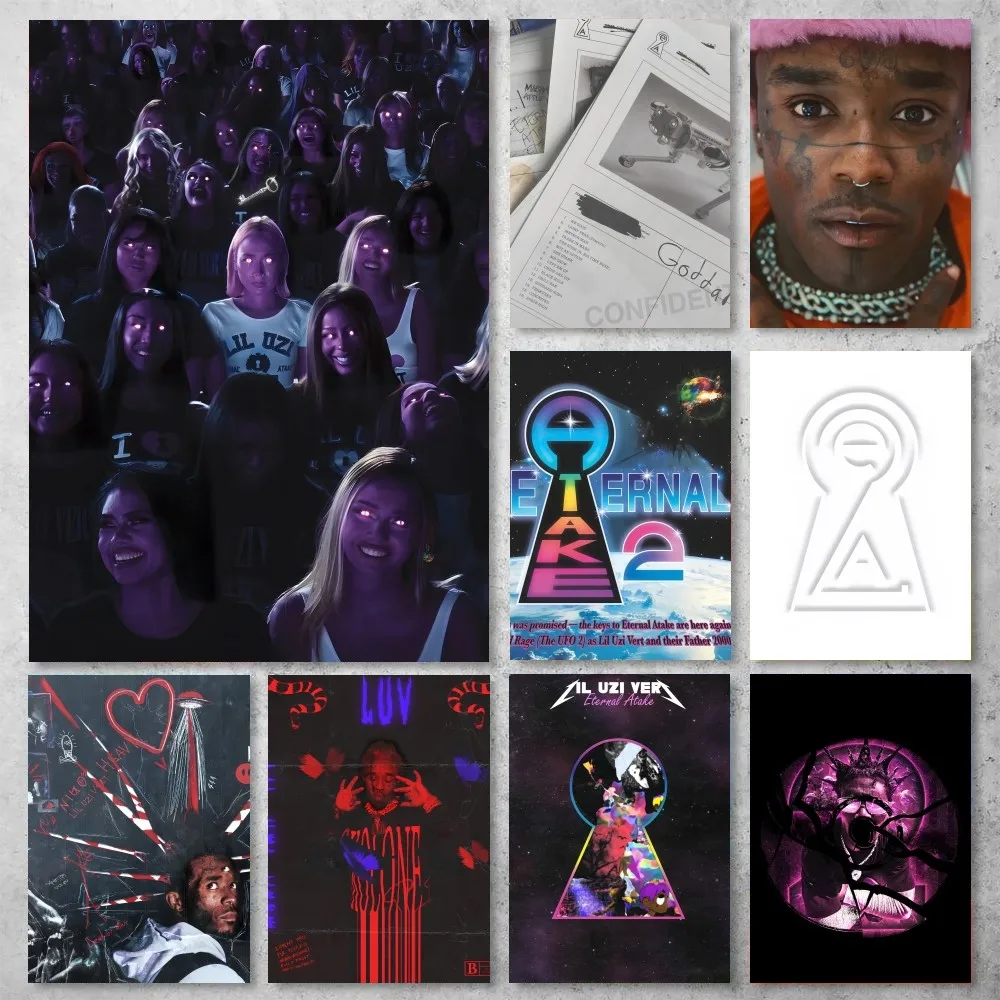 Lil Uzi Vert Eternal Atake 2 EA2 галерея плакатов самоклеящиеся украшения для домашнего декора