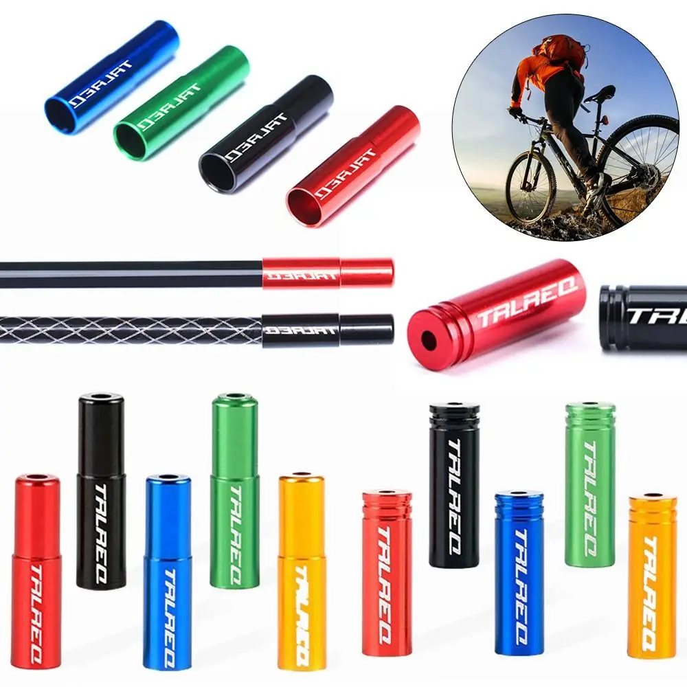 

10pcs 4mm 5mm Accessories Aluminum Alloy Bike Bicycle Parts Dust Cover Housing Ferrules Crimps Cable End Cap Wire Tip