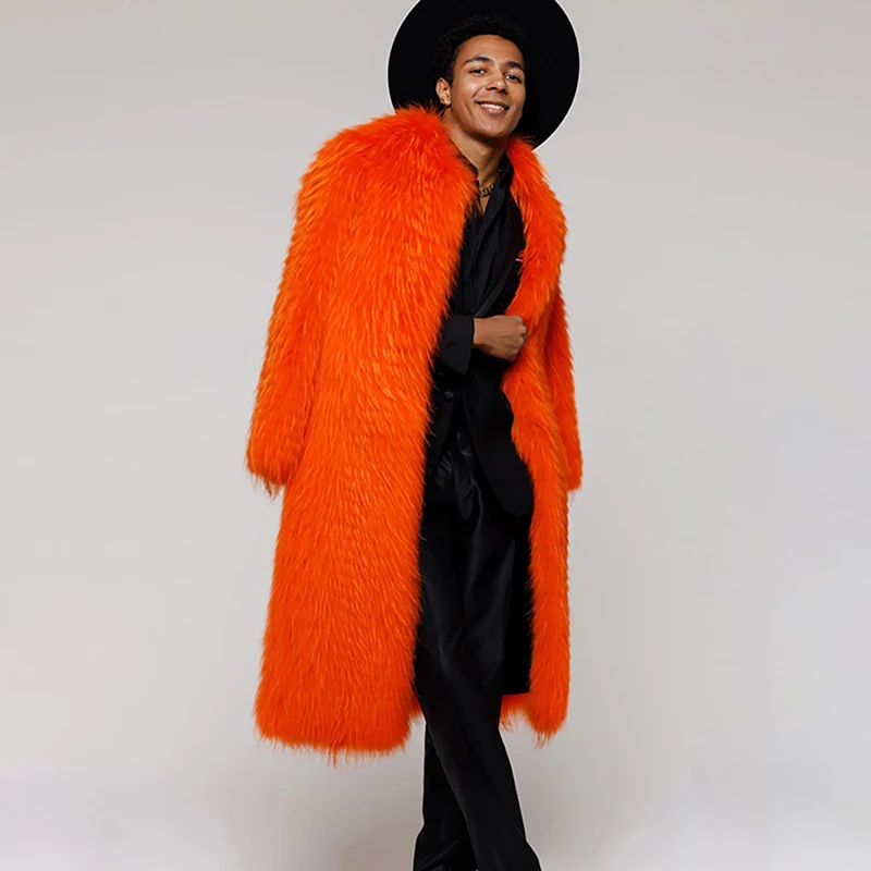 120 Cm Weave Natural Fox Fur Jacket Women Vintage Loose Long Sleeev Outertwear Tops Winter Luxury Real Fox Fur Coat Female