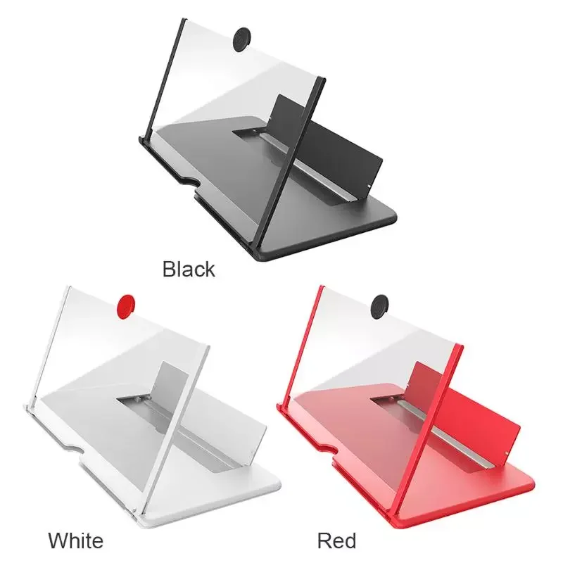 

inch Folding Cell Phone Screen Magnifier Enlarged 3D Mobile Phone Screen Magnifier Radiation HD Video Amplifier Phone Stand