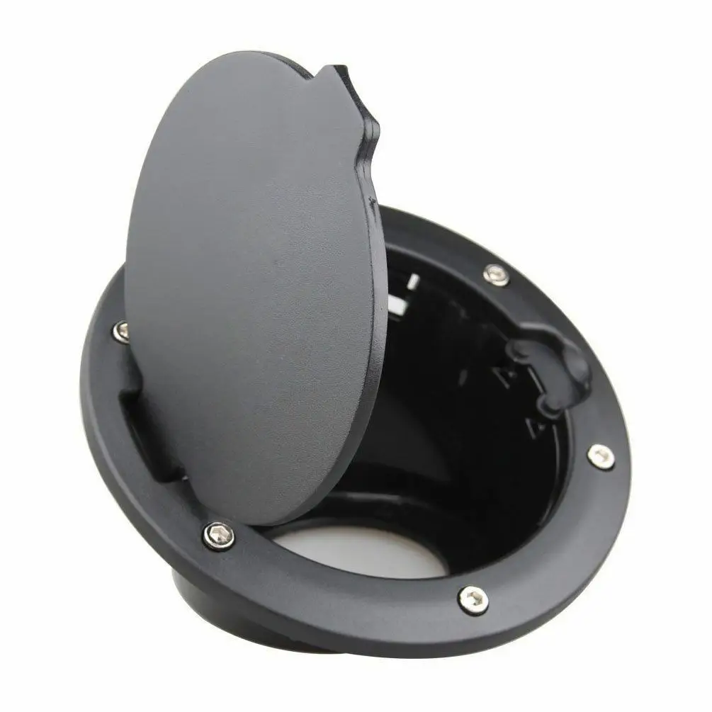 Металлическая топливная дверь крышка бензобака черная для 2007-2018 Jeep Wrangler JK JKU |