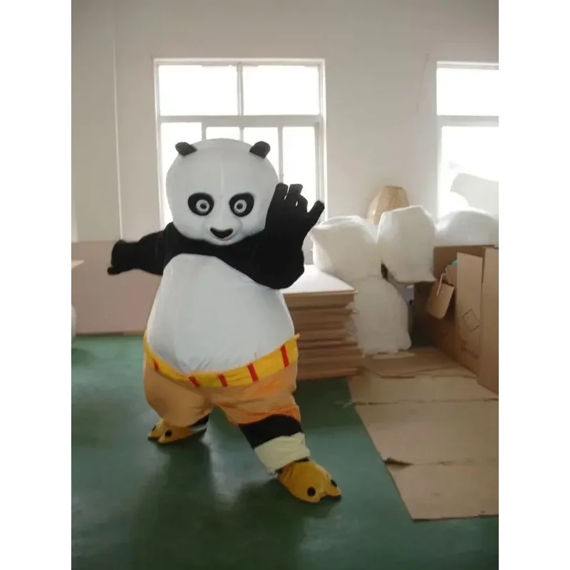 Кунг-фу панда и тигр персонаж мультфильма косплей талисман рекламный костюм