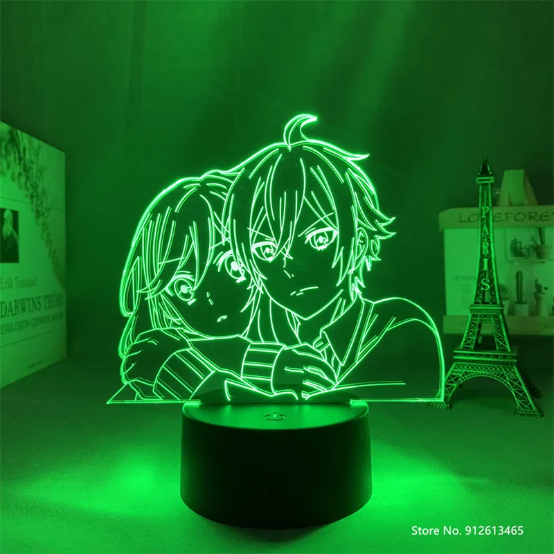 

Hori San To Miyamura Kun 3D Anime Led Lights Bedroom Decoration Night Lights for Children's Birthday Gifts