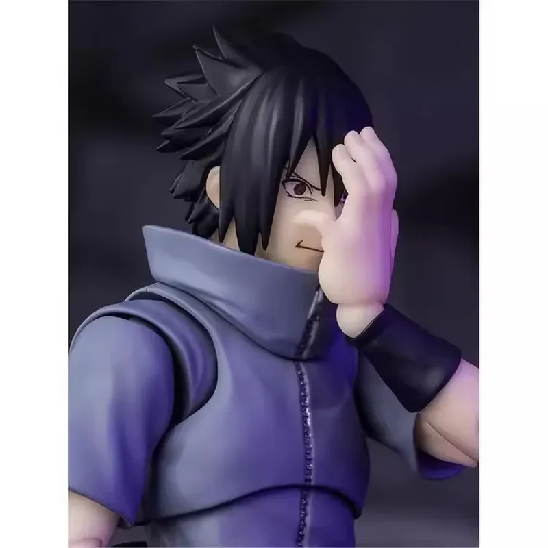 Фото Оригинальные фигурки Bandai SH Figuarts SHF для Наруто: Учиха Саске, коллекционные аниме-модели игрушек №4