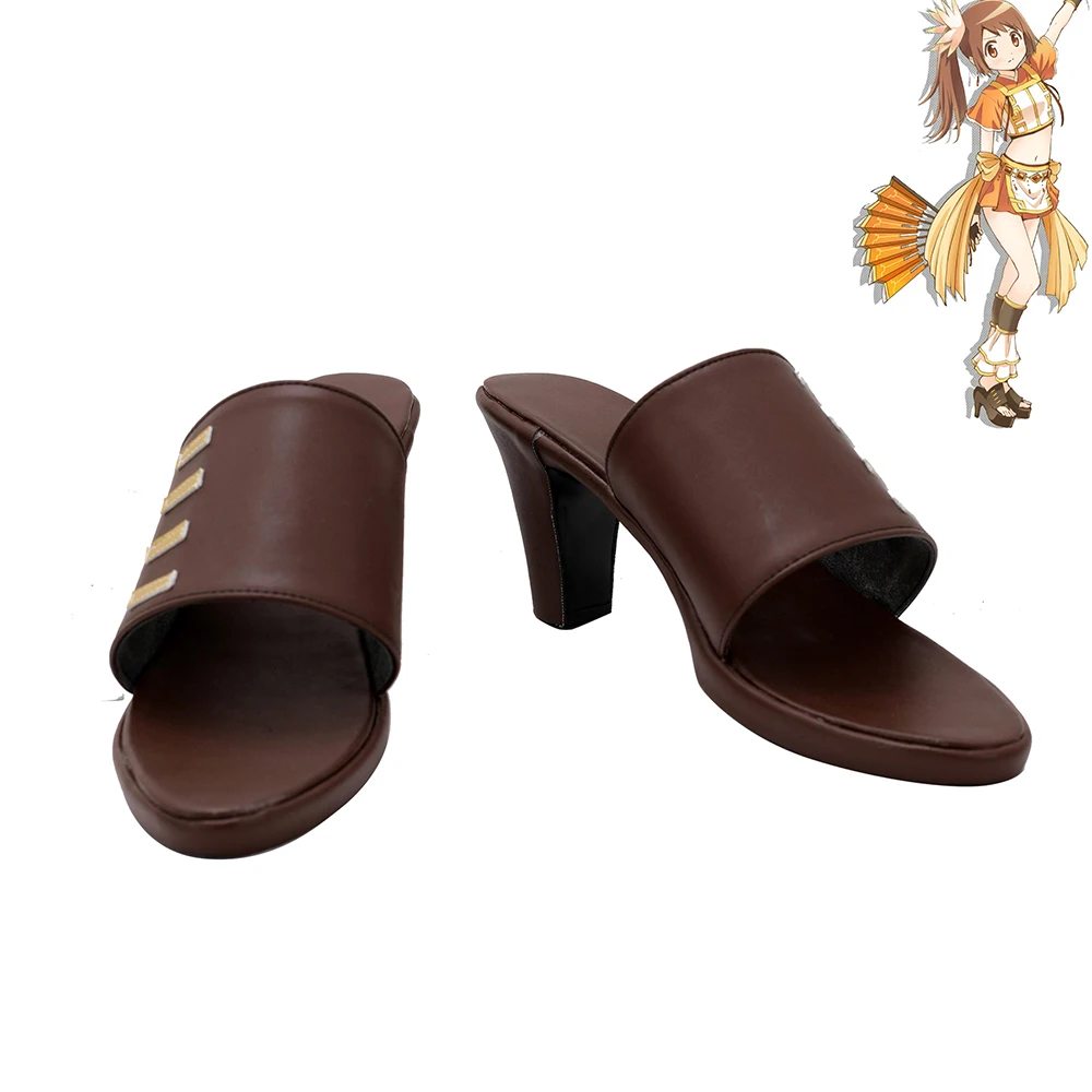 Magia Record Yui Tsuruno Shoes Cosplay Women Boots