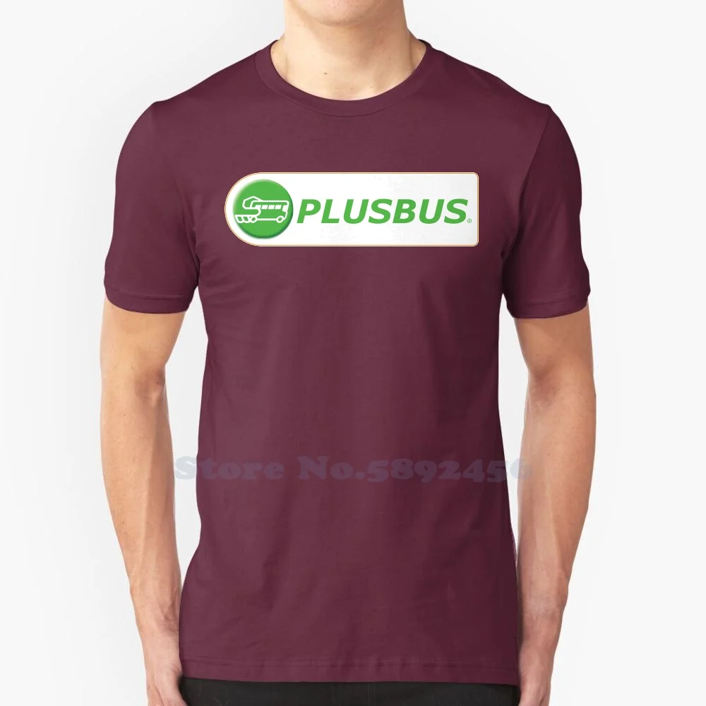 

PlusBus Logo Casual T Shirt Top Quality Graphic 100% Cotton Tees