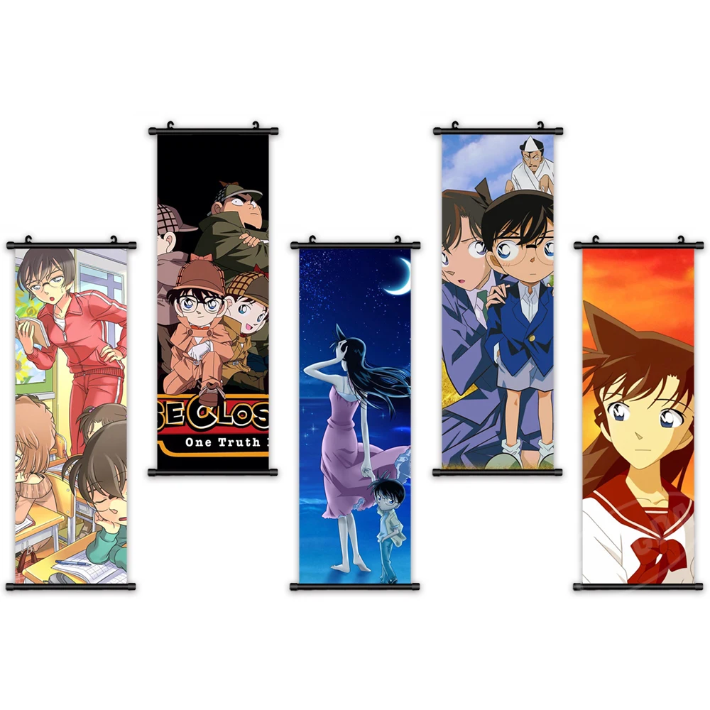 

Canvas Detective Conan Printed Anime Picture Wall Haibara Ai Art Rachel Moore Painting Plastic Hanging Scrolls Poster Home Decor