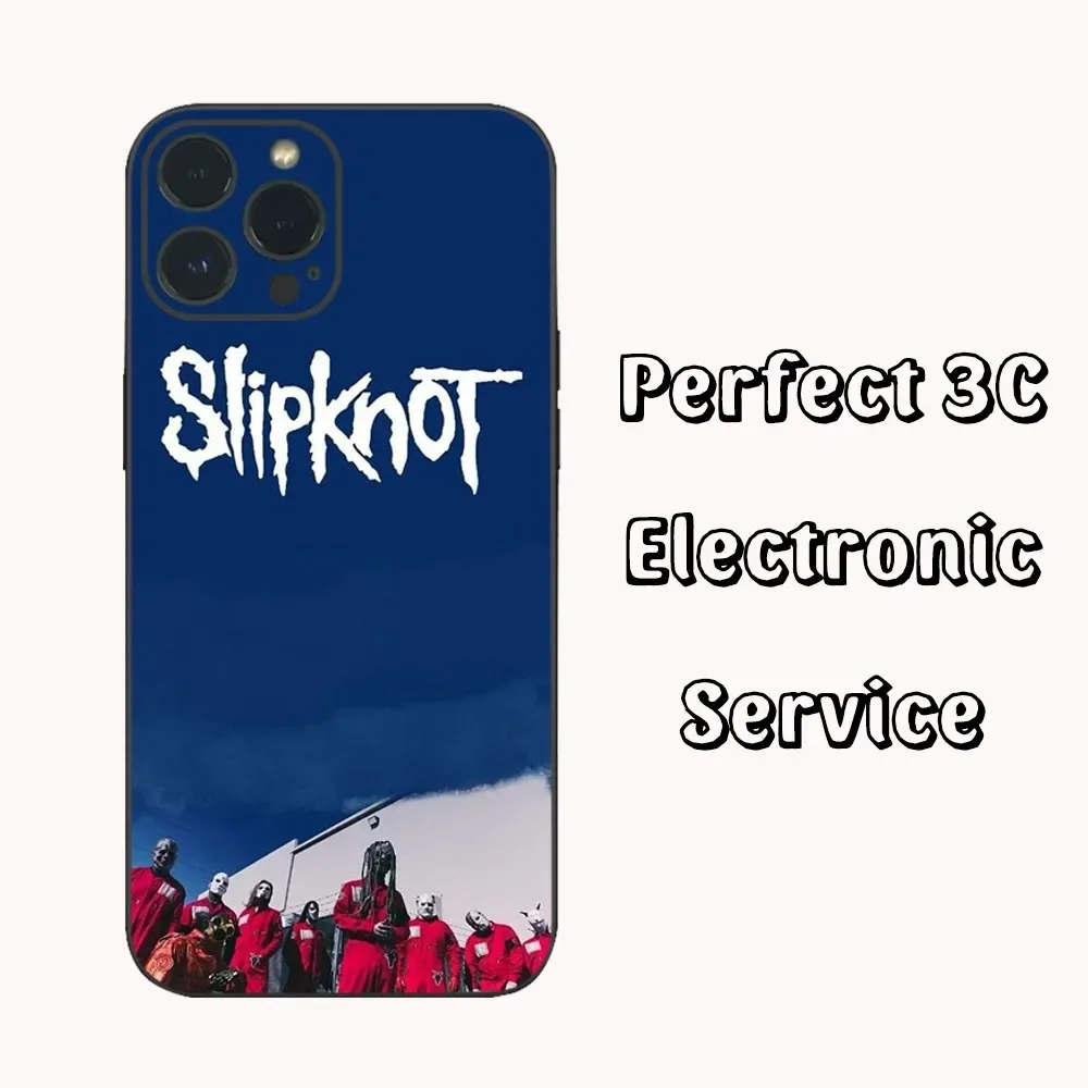 S-Slipknot-T Popular Band Phone Case For IPhone16 15 14 13 12 Mini 11 Pro XS Max X XR SE5 6 7 8 Plus Soft Silicone Cover