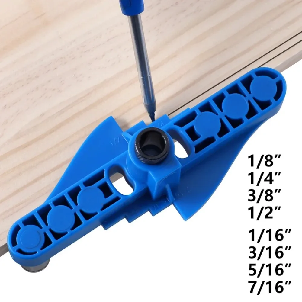 

Woodworking Pocket Hole Jig 6/8/10mm Self-centering Scriber Doweling Jig Drill Guide Locator Hole Puncher Carpentry Tool Locator