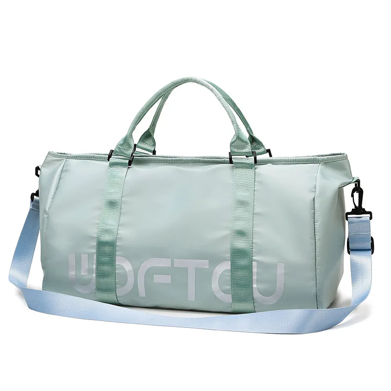 Multi-color Large Capacity Waterproof Fashion Trend Portable Fitness Travel Bag Duffle Wear Tie Rod Bag Portable Storage Bag