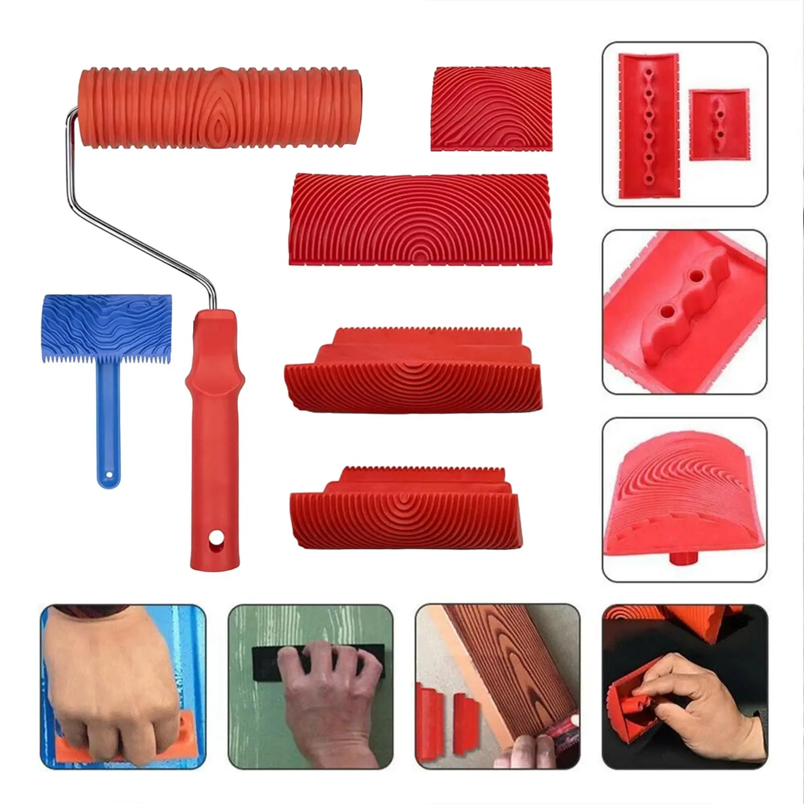 6 шт. набор инструментов для рисования древесины дизайн сделай сам инструмент под