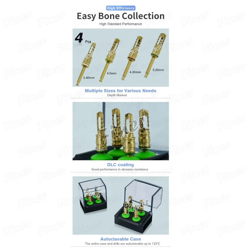 Хирургический инструмент Den Tal Imp lant Прививка костей дрель для сбора трефенов