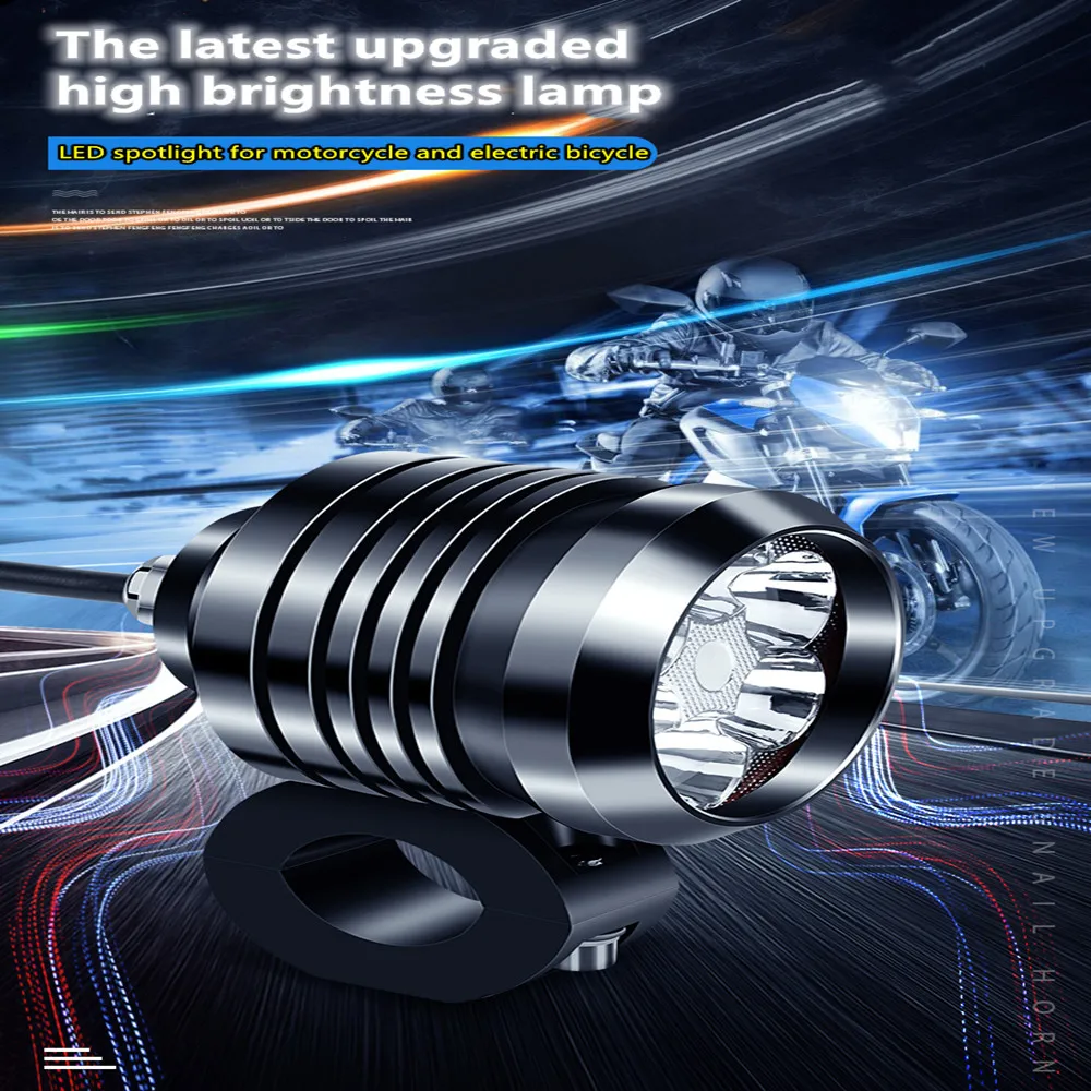 

Motorcycle LED light Spotlight LED Auxiliary Fog Light Assemblie Driving Lamp For Motorcycle Car Truck Off-Road Vehicle ATV