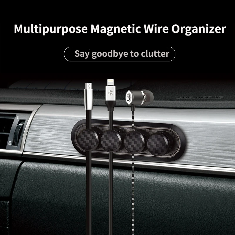 

Магнитный зажим для автомобильной проводки, фиксирующий провод