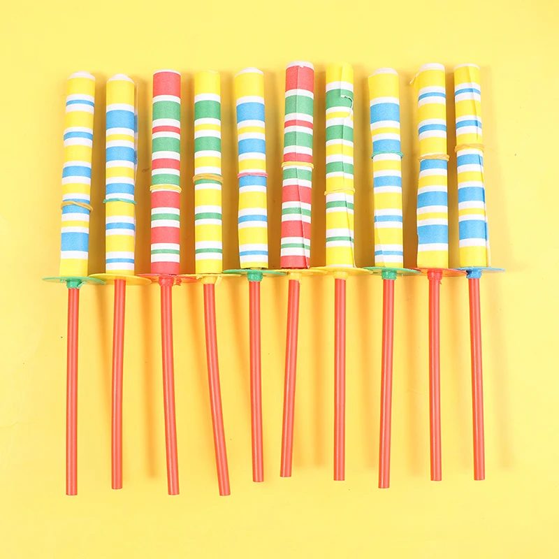 10PCS Multicolor Retractable Toy Throw The Stick Kids Birthday Party Favors Decoration