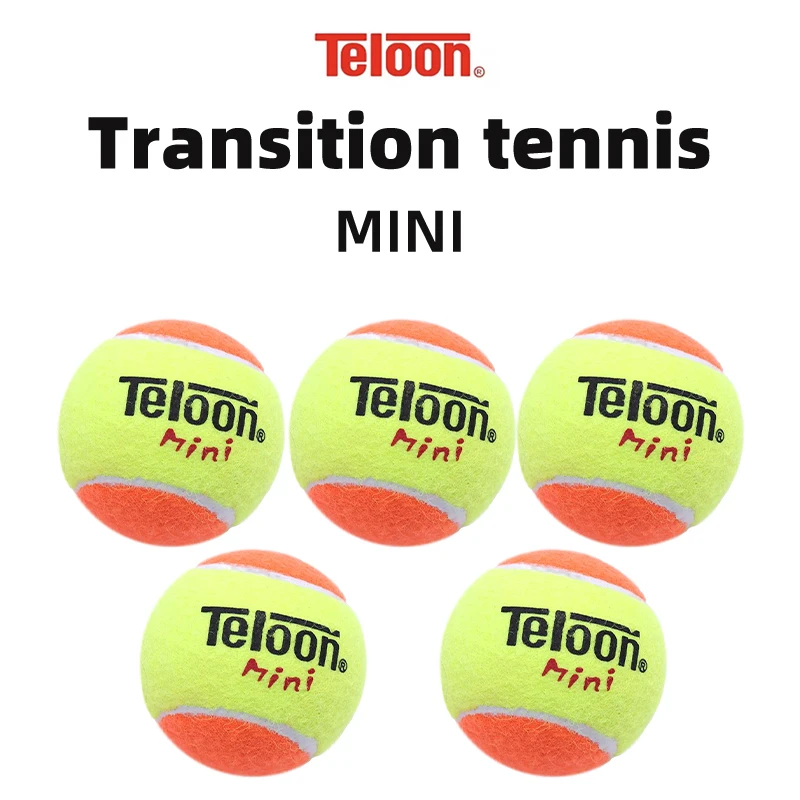 Teloon-MINI pelotas De tenis profesionales para niÃ±os, pelota De Padel naranja, pelota...