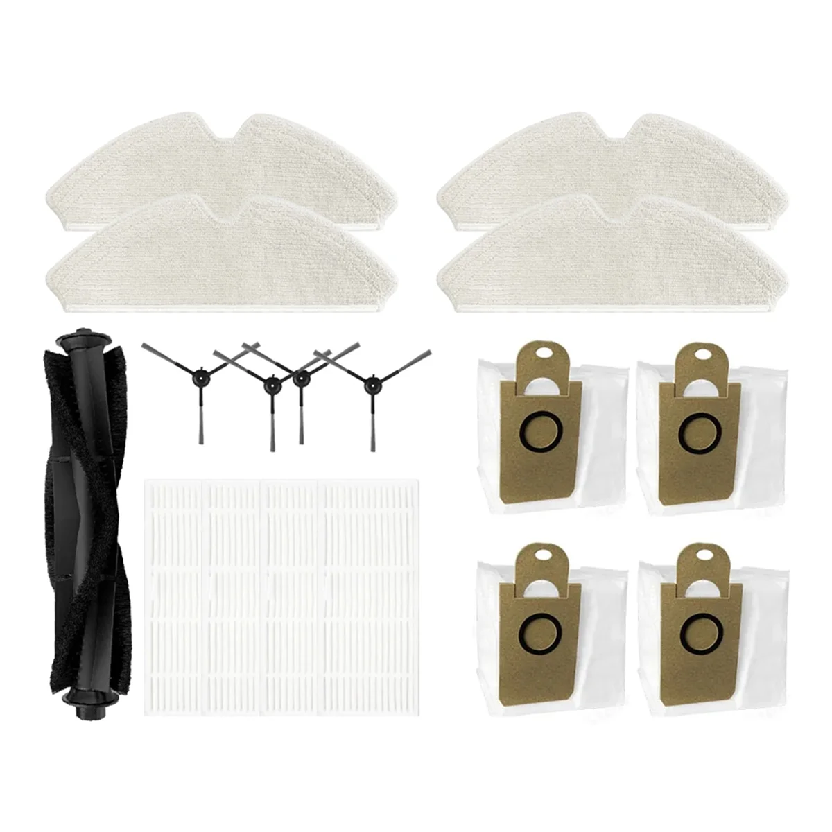 Для Inic I9 / Proscenic M7 Pro/honfurniture Q6 Lenovo T1S Pro запасные части аксессуары щетка фильтр