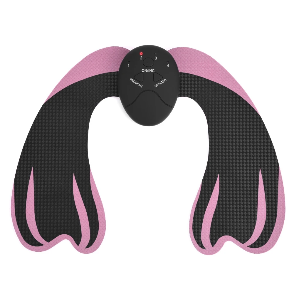 

EMS Buttock Lifting Massage Machine Hip Muscle Stimulation Massager Black+Pink