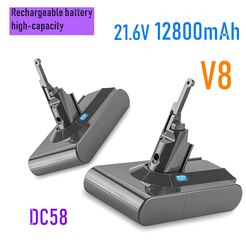 

Dyson V8 21,6 V 12800mAh Ersatz Batterie für Dyson V8 Absolute Kabel-Freies Vakuum Handheld Staubsauger Dyson v8 Batterie