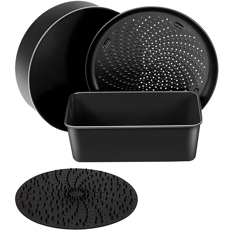 

LBER Baking Set For Ninja Foodi 6.5, 8Qt,Accessories Pot,Nonstick Bakeware Set With Multi-Purpose Pan,Crisper Pan,Loaf Pan