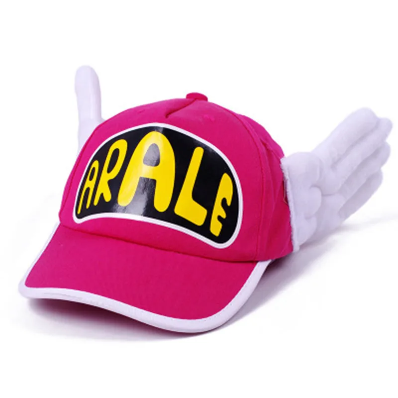 Аниме милая подсветка Dr.Slump Косплей Arale Cap Sweet Angel Wings шляпы Хлопковые бейсболки