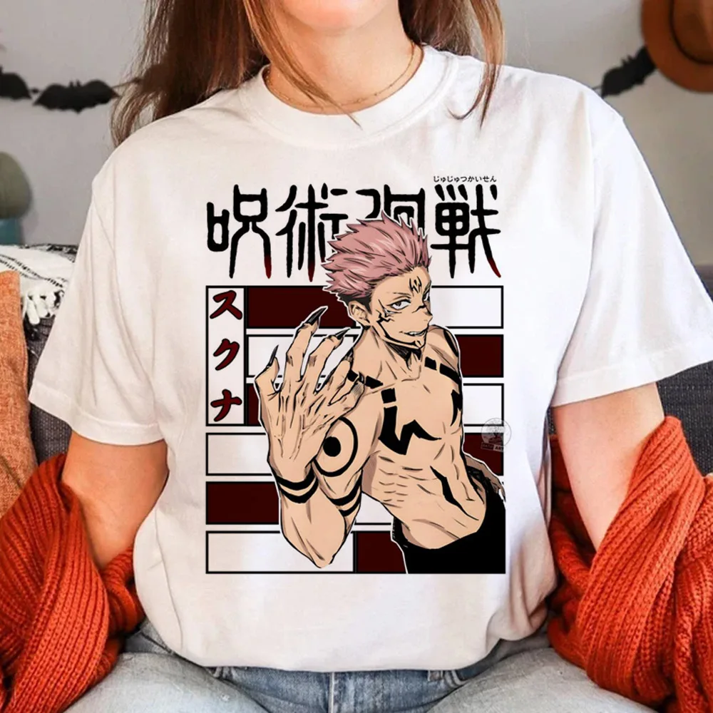 Женская дизайнерская футболка Toji Fushiguro женская одежда Манга